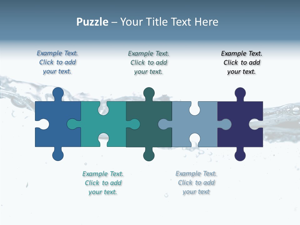 Tub Sink Thirst PowerPoint Template