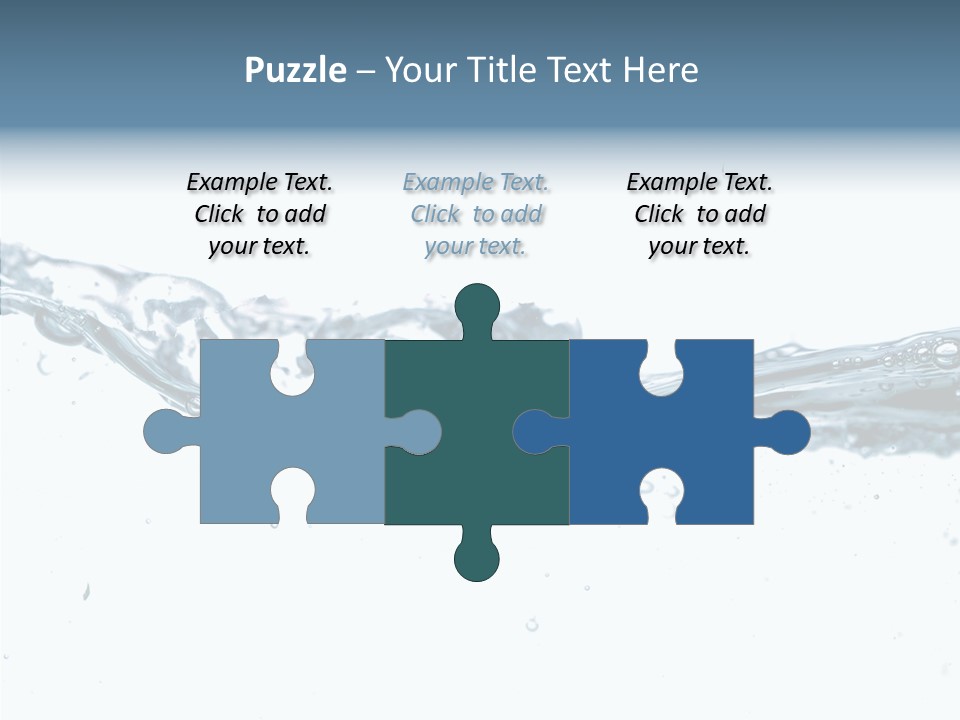 Tub Sink Thirst PowerPoint Template