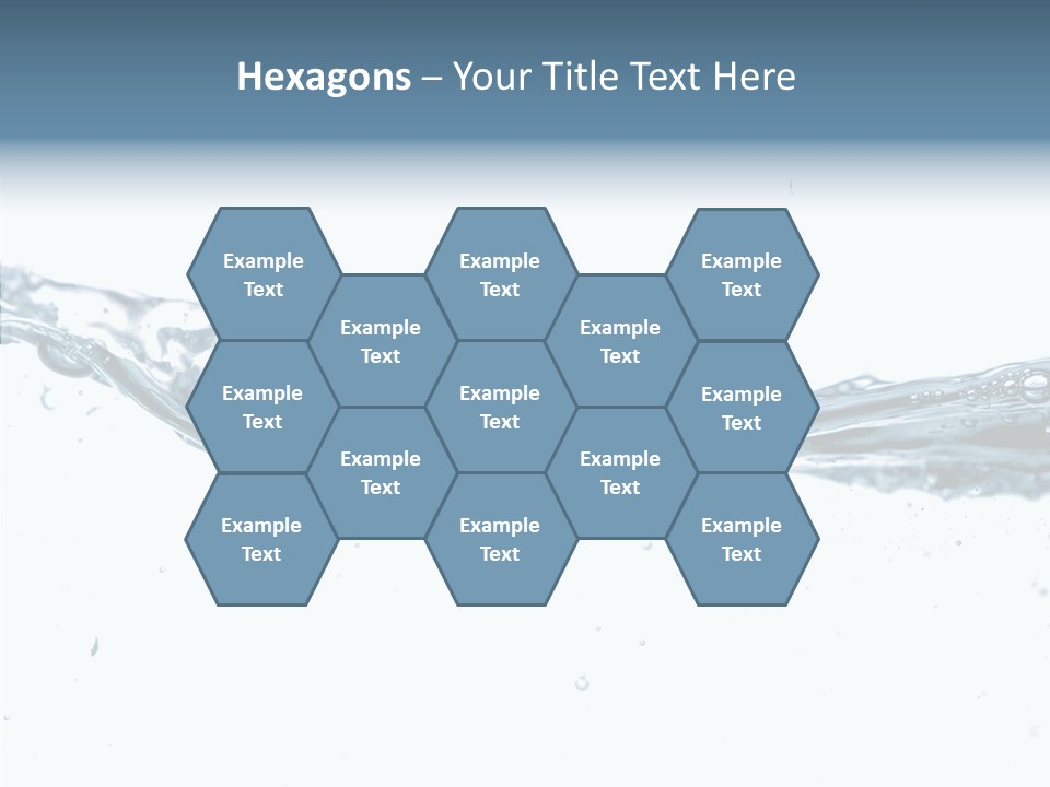 Tub Sink Thirst PowerPoint Template