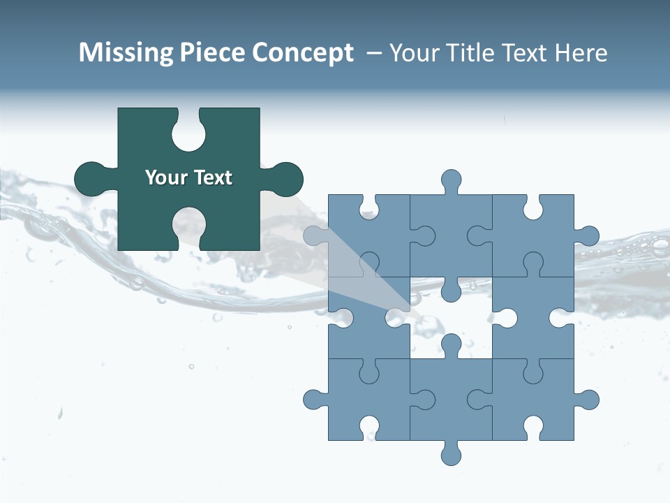 Tub Sink Thirst PowerPoint Template