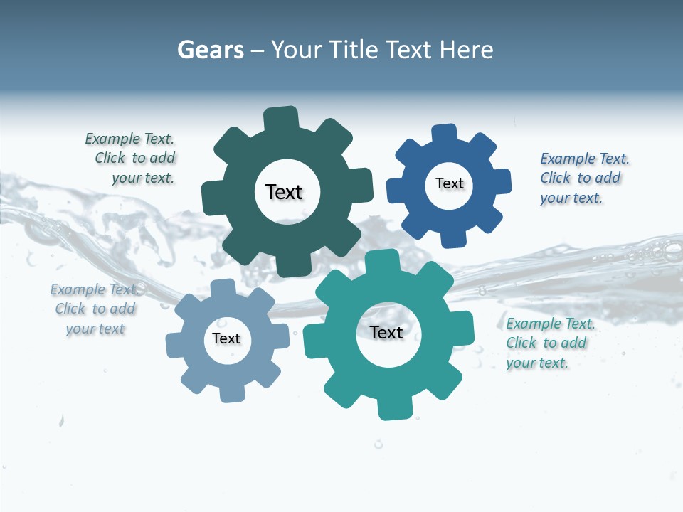 Tub Sink Thirst PowerPoint Template