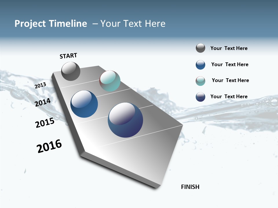 Tub Sink Thirst PowerPoint Template