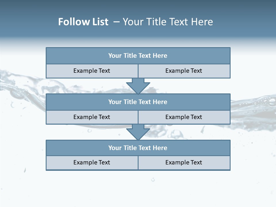 Tub Sink Thirst PowerPoint Template