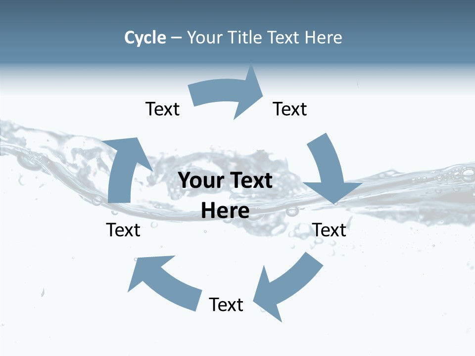 Tub Sink Thirst PowerPoint Template