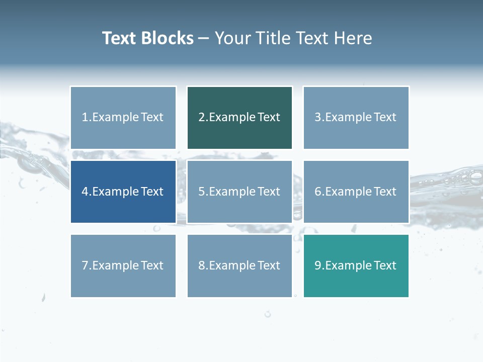 Tub Sink Thirst PowerPoint Template