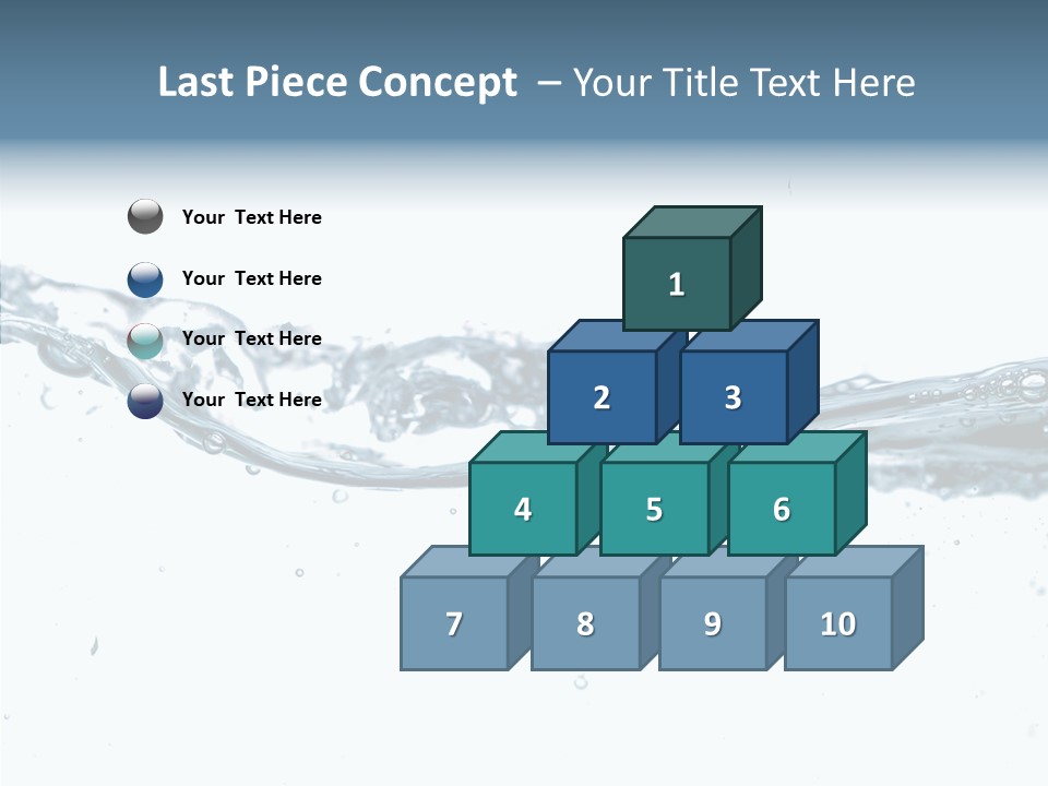 Tub Sink Thirst PowerPoint Template