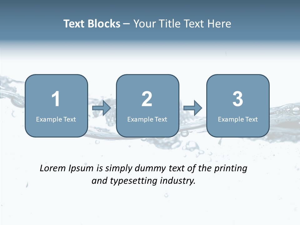 Tub Sink Thirst PowerPoint Template