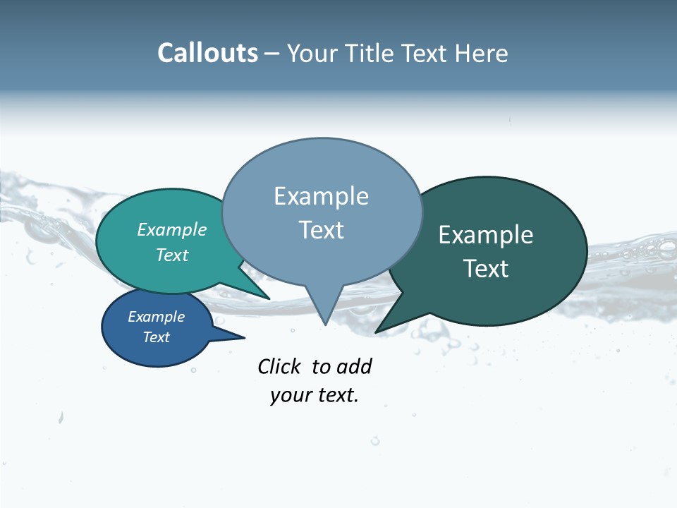 Tub Sink Thirst PowerPoint Template