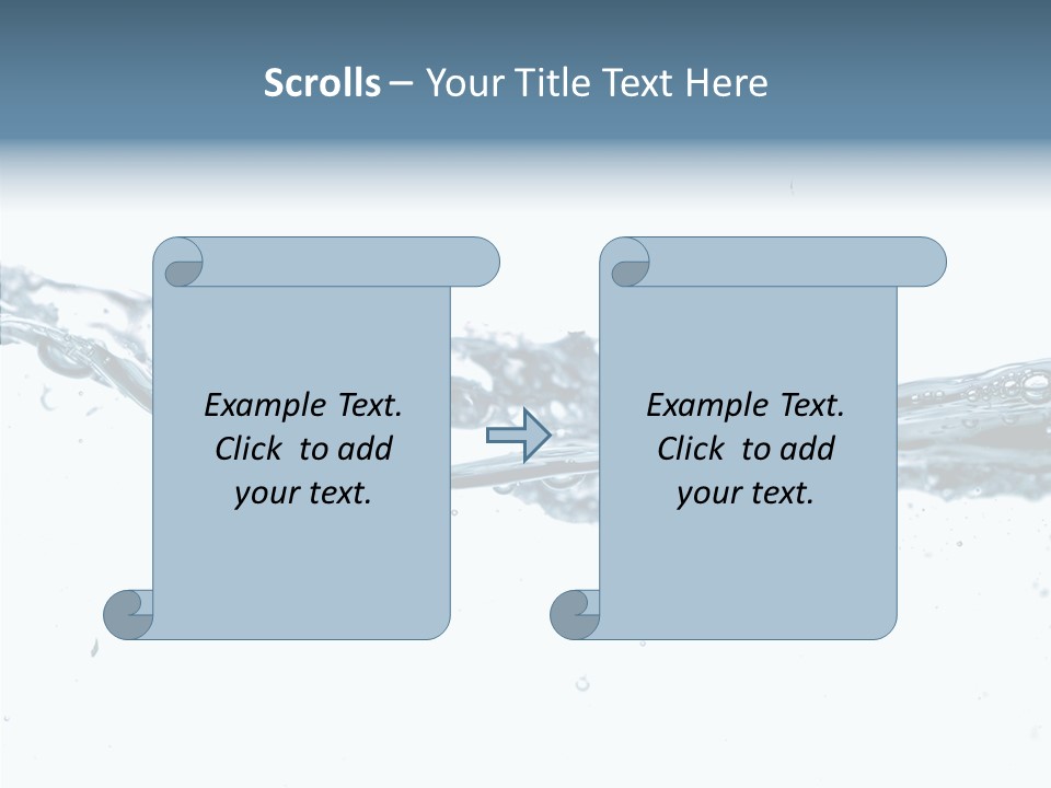 Tub Sink Thirst PowerPoint Template