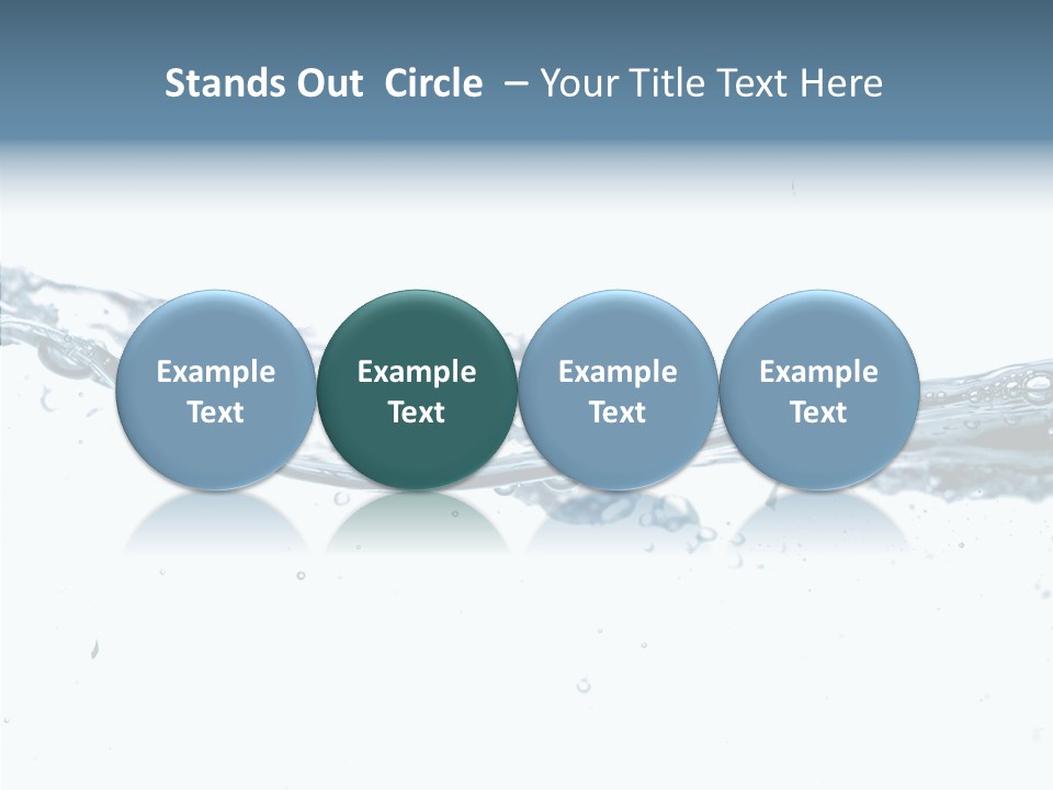Tub Sink Thirst PowerPoint Template
