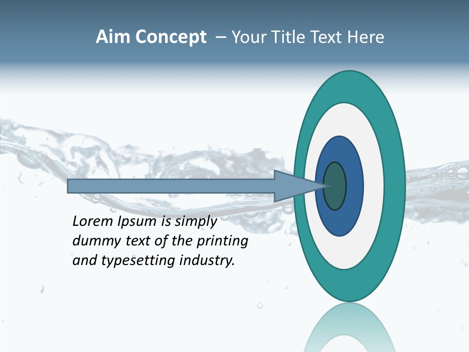 Tub Sink Thirst PowerPoint Template