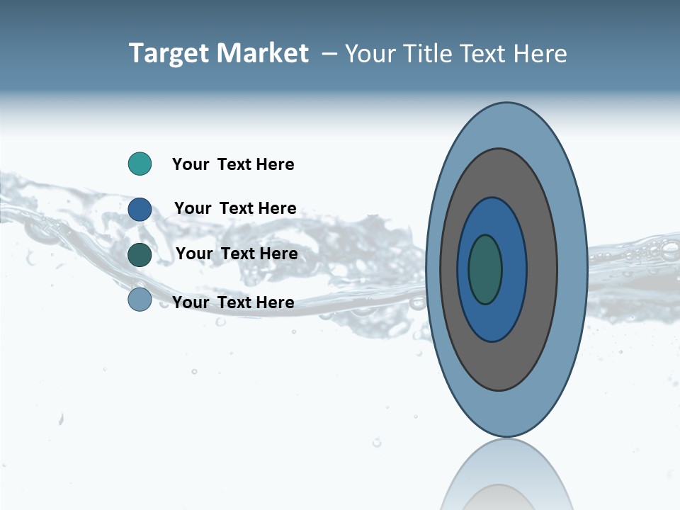 Tub Sink Thirst PowerPoint Template