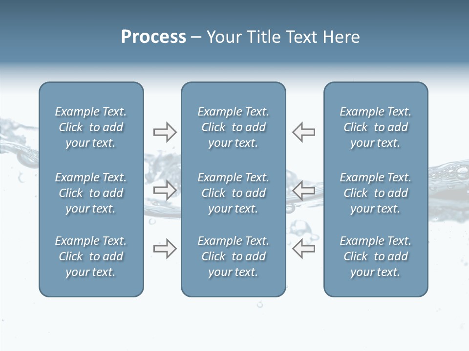 Tub Sink Thirst PowerPoint Template