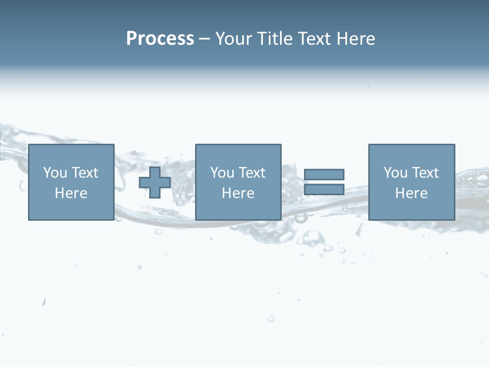 Tub Sink Thirst PowerPoint Template