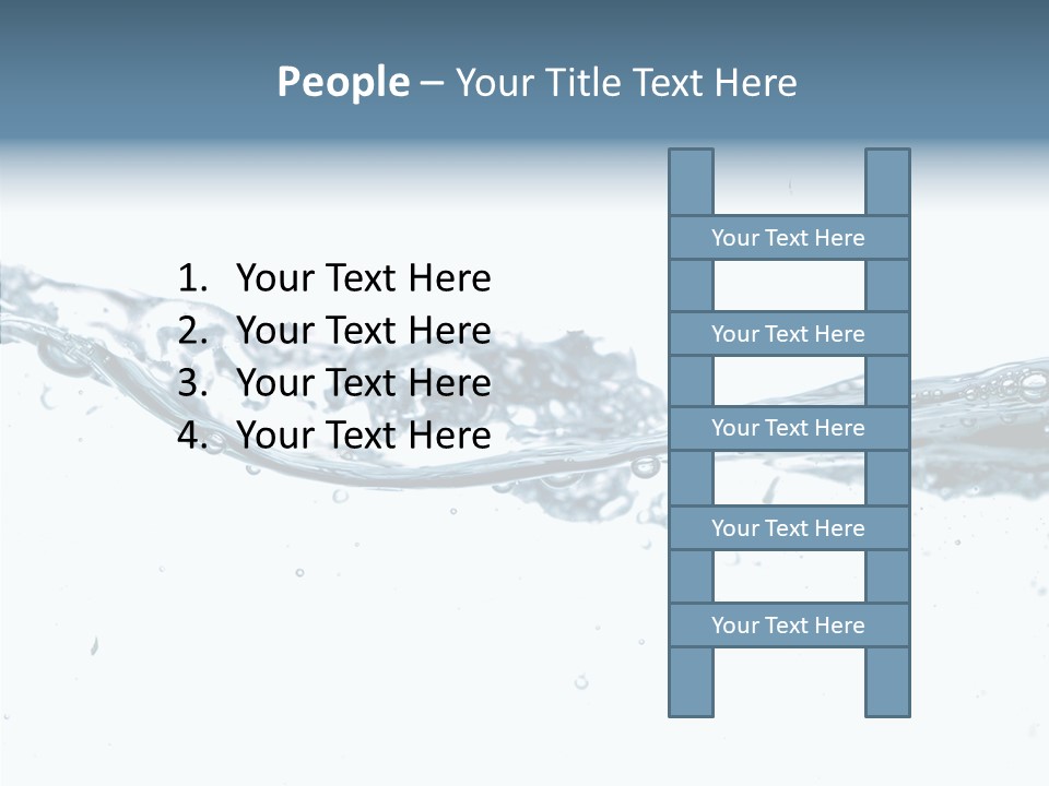 Tub Sink Thirst PowerPoint Template