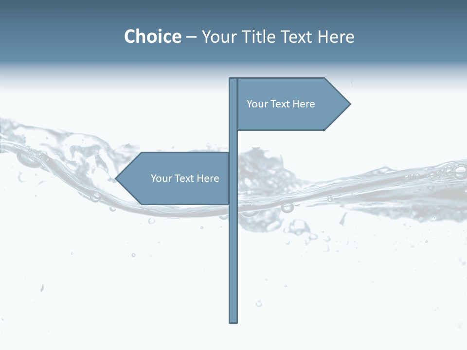 Tub Sink Thirst PowerPoint Template