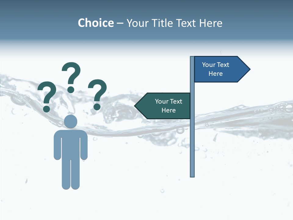 Tub Sink Thirst PowerPoint Template