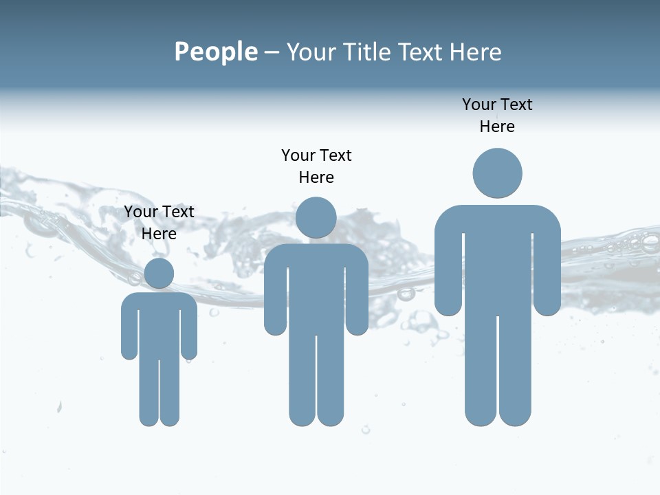 Tub Sink Thirst PowerPoint Template