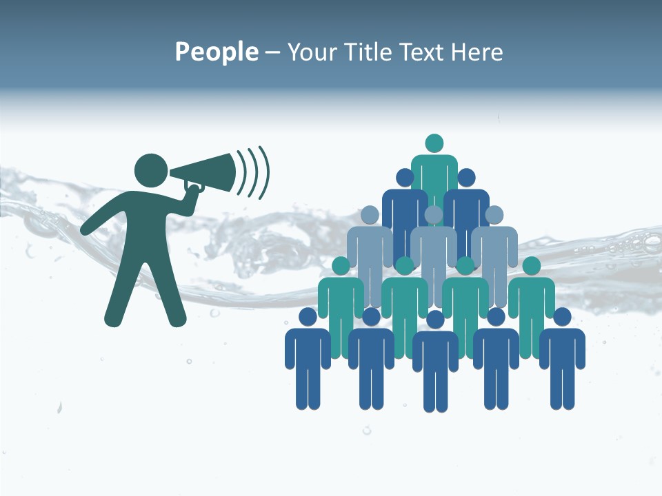 Tub Sink Thirst PowerPoint Template