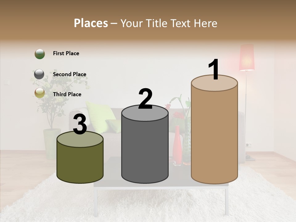 Lifestyle Sitting Room PowerPoint Template