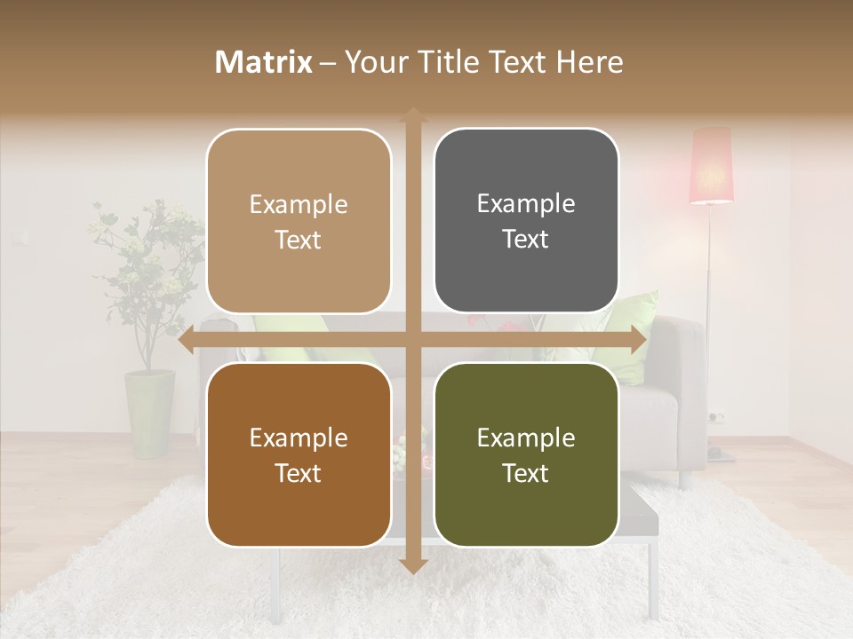 Lifestyle Sitting Room PowerPoint Template