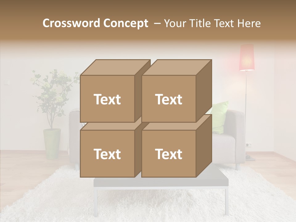 Lifestyle Sitting Room PowerPoint Template