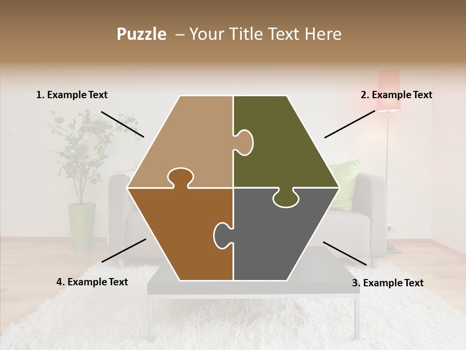 Lifestyle Sitting Room PowerPoint Template