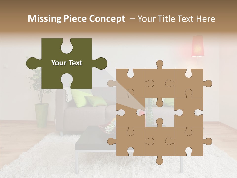 Lifestyle Sitting Room PowerPoint Template