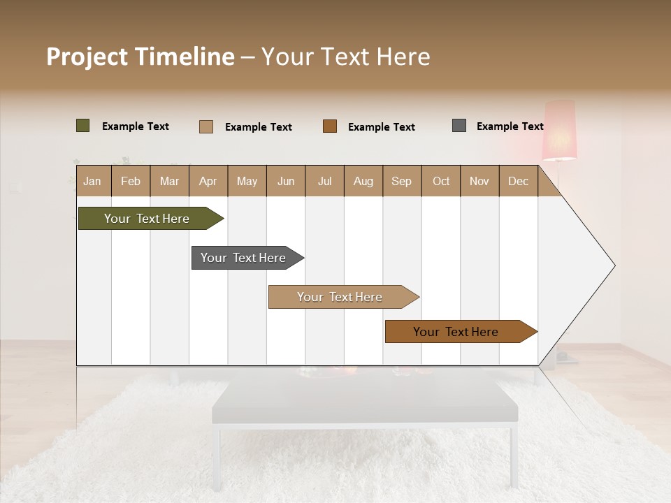 Lifestyle Sitting Room PowerPoint Template