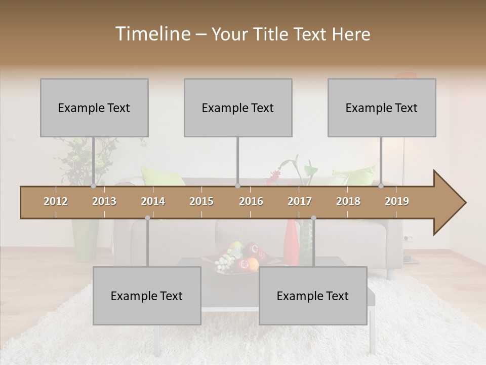 Lifestyle Sitting Room PowerPoint Template