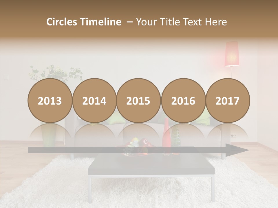 Lifestyle Sitting Room PowerPoint Template