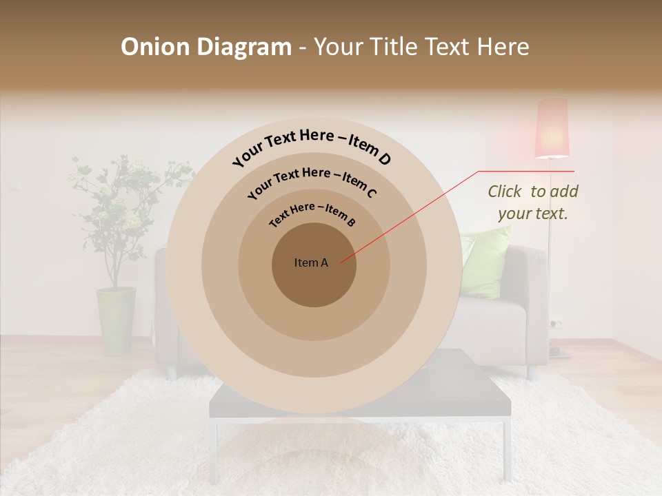 Lifestyle Sitting Room PowerPoint Template