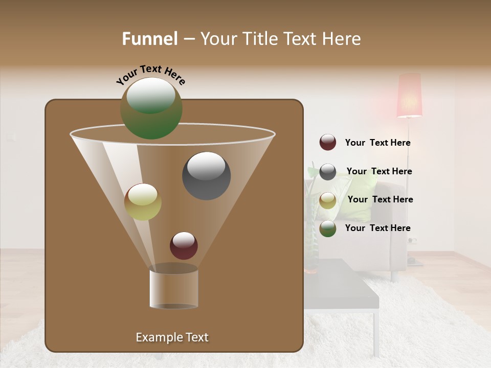 Lifestyle Sitting Room PowerPoint Template