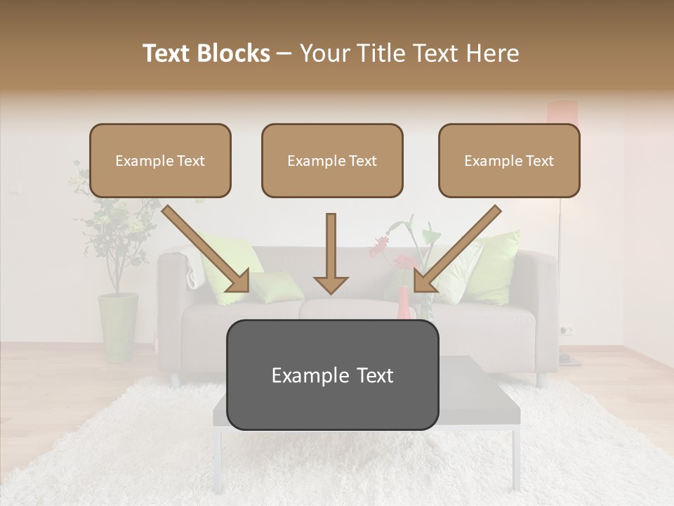 Lifestyle Sitting Room PowerPoint Template