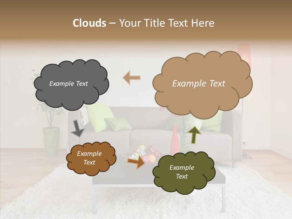 Lifestyle Sitting Room PowerPoint Template