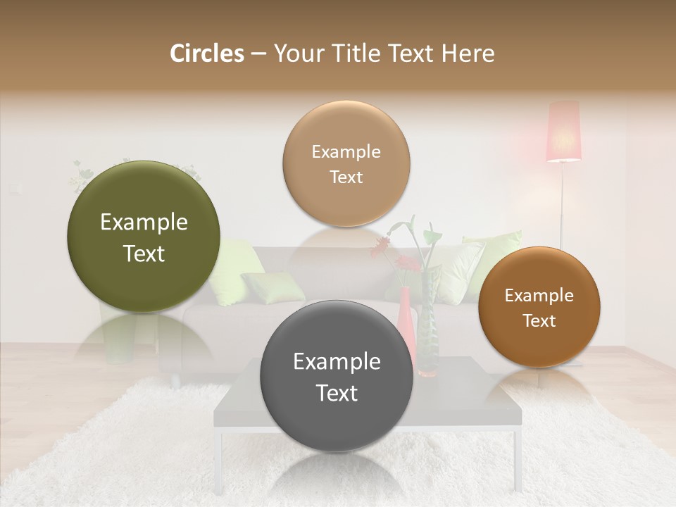 Lifestyle Sitting Room PowerPoint Template