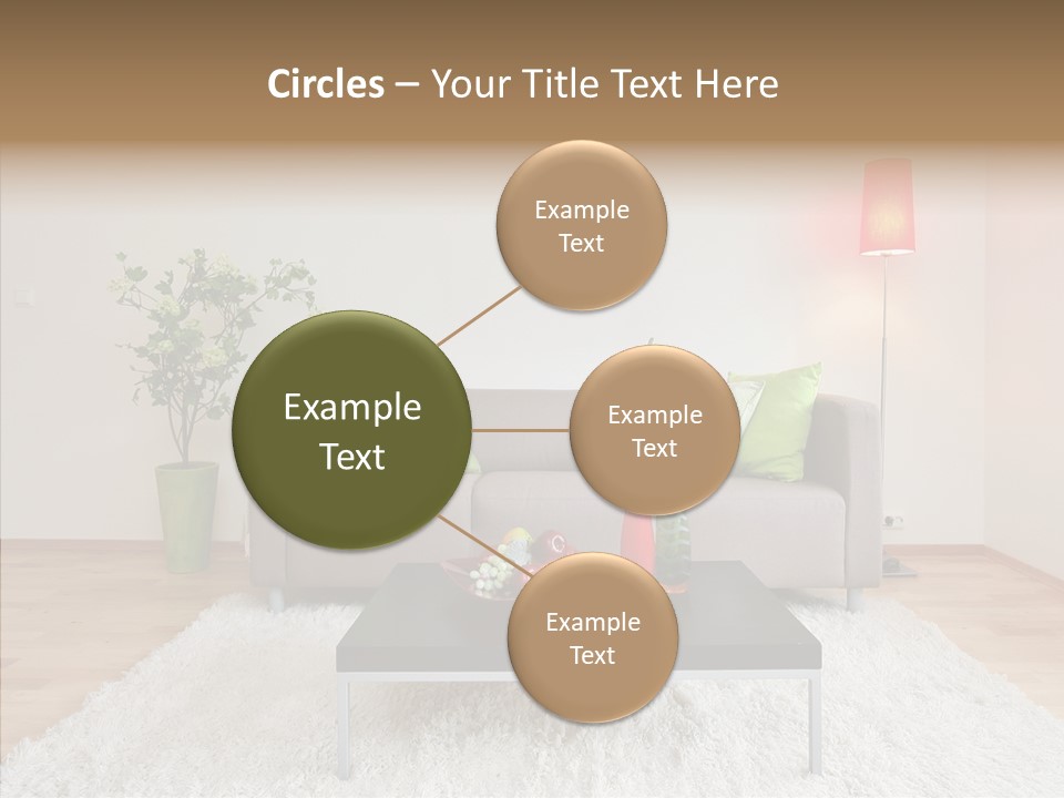 Lifestyle Sitting Room PowerPoint Template