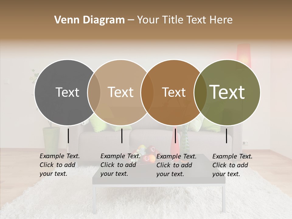 Lifestyle Sitting Room PowerPoint Template