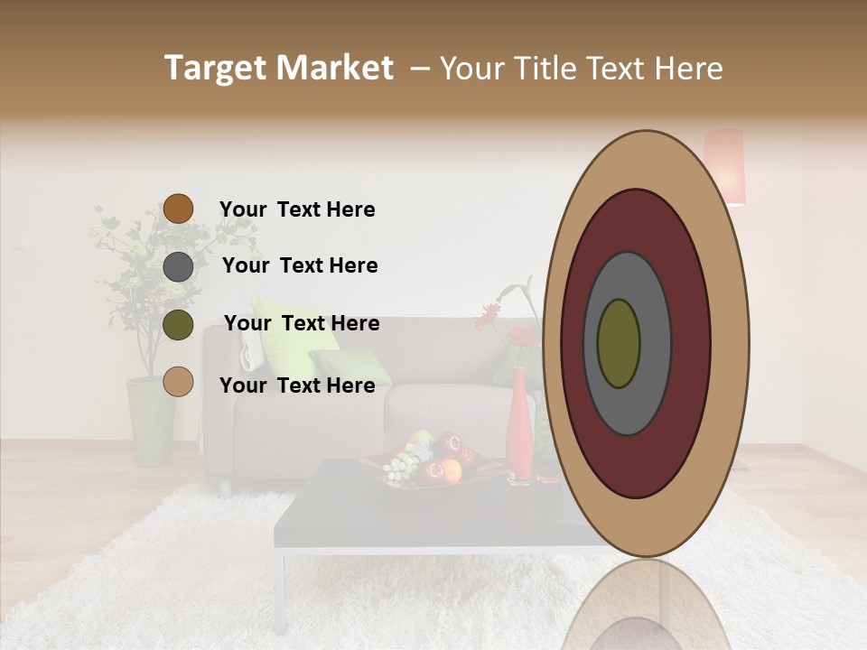 Lifestyle Sitting Room PowerPoint Template