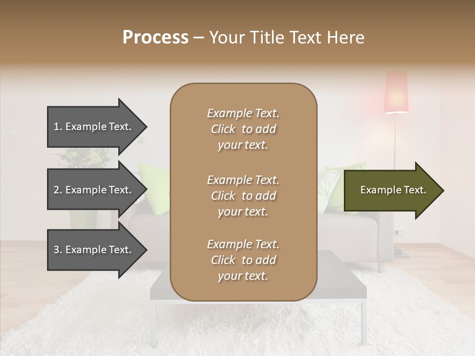 Lifestyle Sitting Room PowerPoint Template