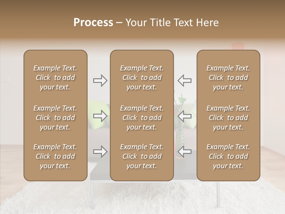 Lifestyle Sitting Room PowerPoint Template