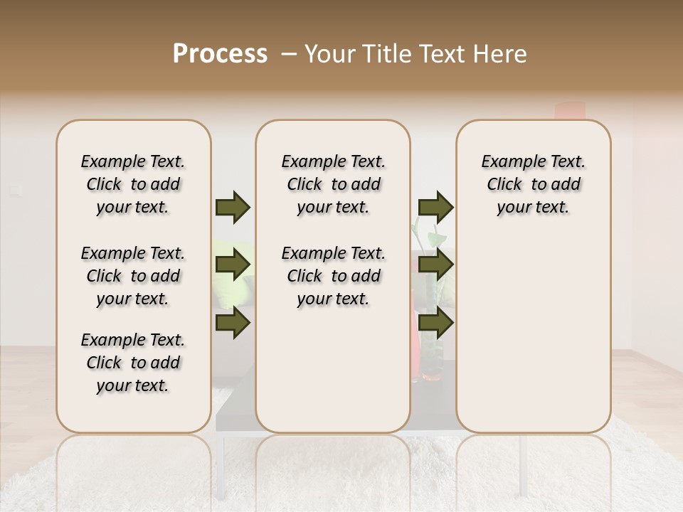 Lifestyle Sitting Room PowerPoint Template