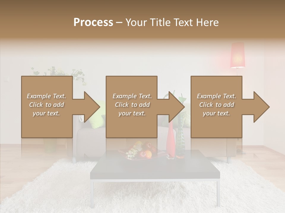 Lifestyle Sitting Room PowerPoint Template