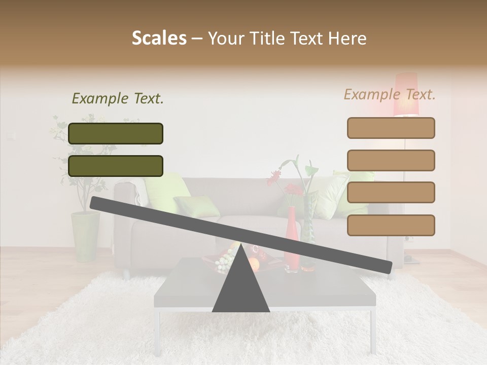 Lifestyle Sitting Room PowerPoint Template