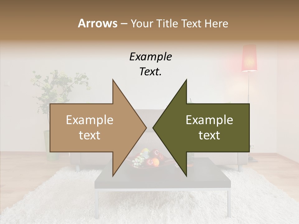 Lifestyle Sitting Room PowerPoint Template