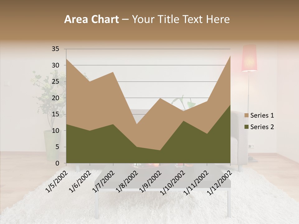 Lifestyle Sitting Room PowerPoint Template