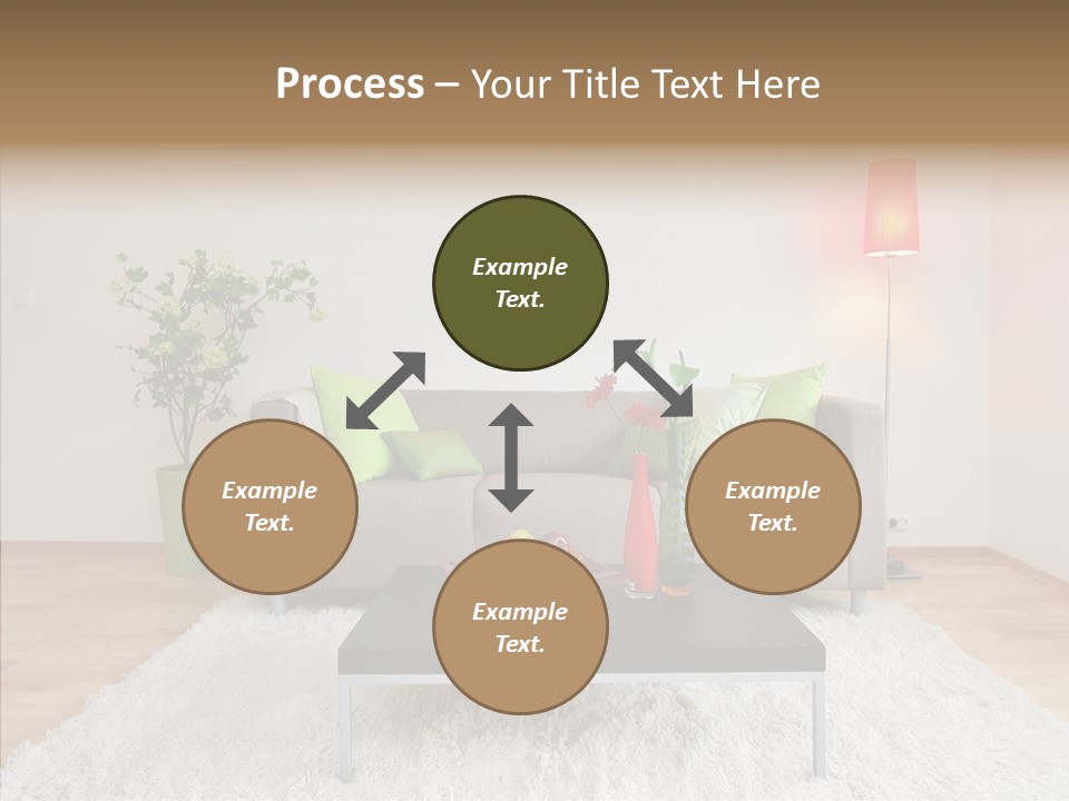 Lifestyle Sitting Room PowerPoint Template
