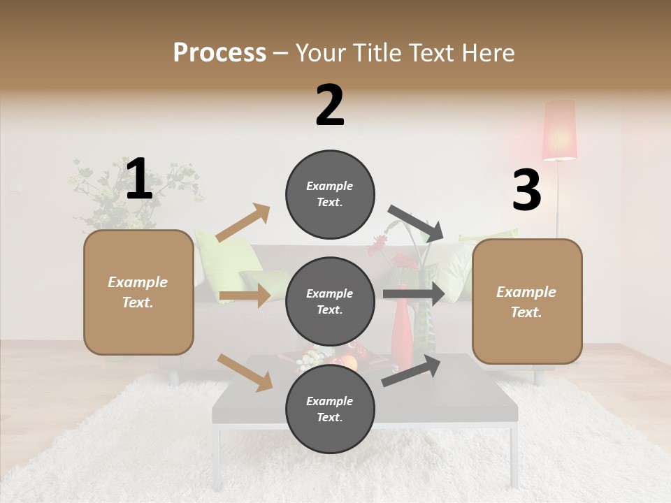 Lifestyle Sitting Room PowerPoint Template