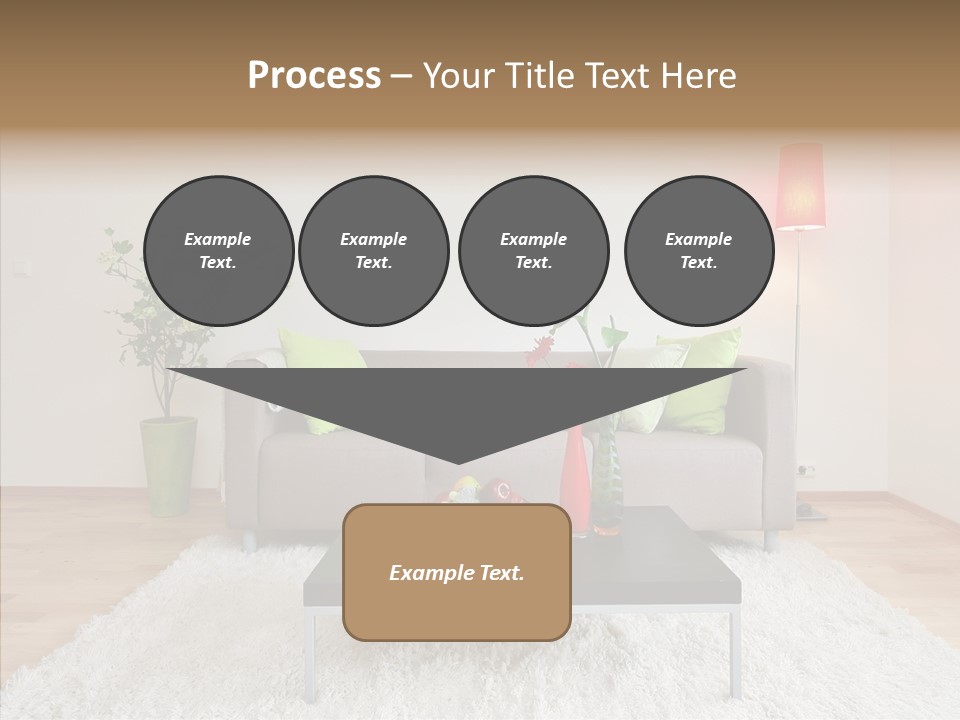 Lifestyle Sitting Room PowerPoint Template