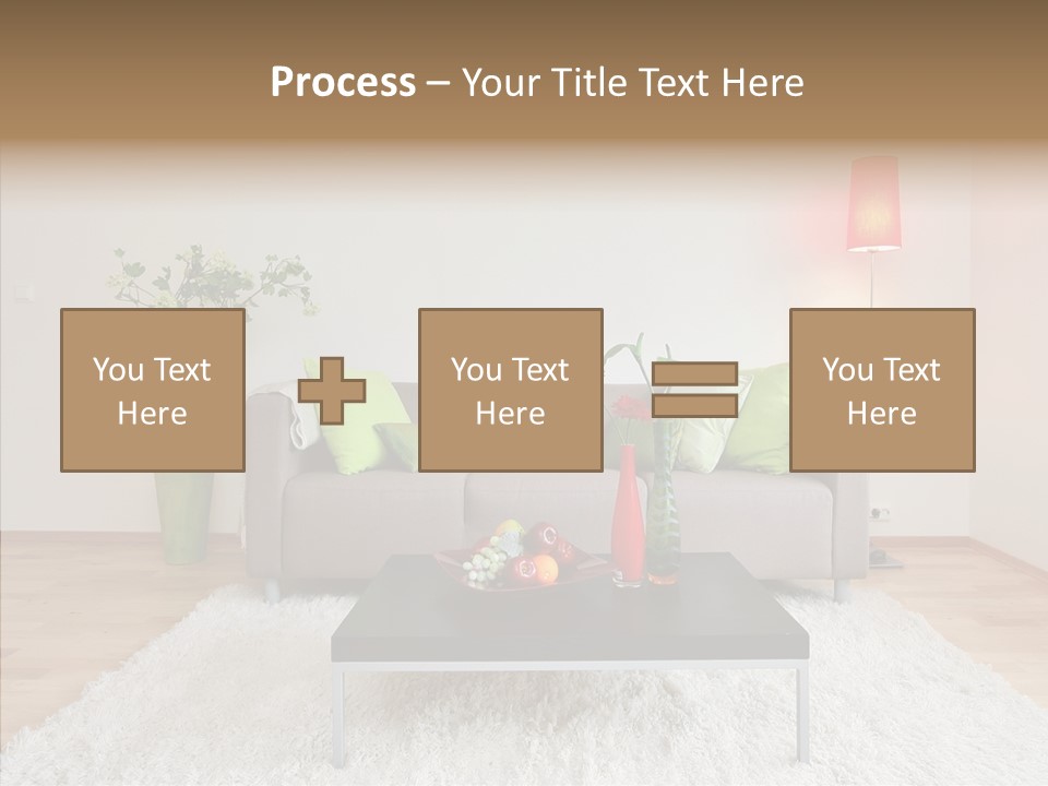 Lifestyle Sitting Room PowerPoint Template